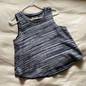 Madewell Navy and Gray Tank Top
